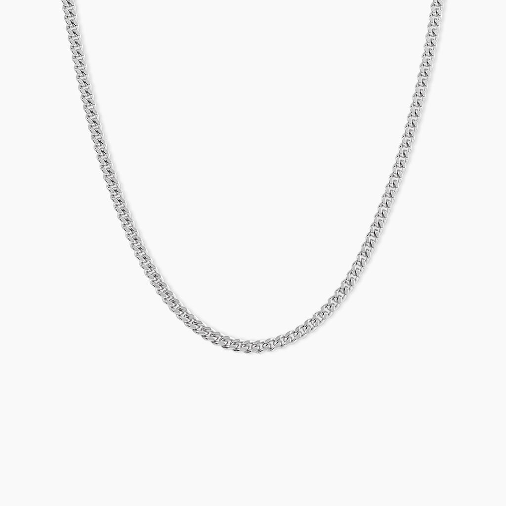 Chaine Casper Argent Blanc - Chaines Homme | Histoire d&rsquo;Or