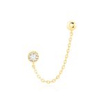 Bijou D'oreille Unitaire Camila Or Jaune Oxyde De Zirconium - Piercings d'oreilles Femme | Histoire d&rsquo;Or