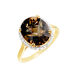 Bague Anna Or Jaune Quartz Et Oxyde De Zirconium - Bagues avec pierre Femme | Histoire d’Or