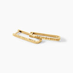 Cr&eacute;oles Eero Argent Dor&eacute; A L'Or 750/1000 - Boucles d'oreilles cr&eacute;oles Femme | Histoire d&rsquo;Or