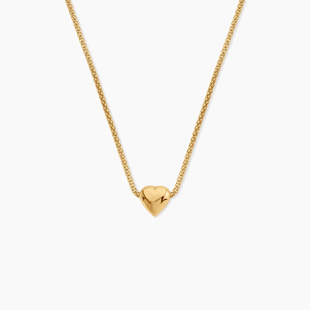 Collier Meggie Argent Dor&eacute; A L'Or 750/1000 - F&ecirc;te des m&egrave;res Femme | Histoire d&rsquo;Or