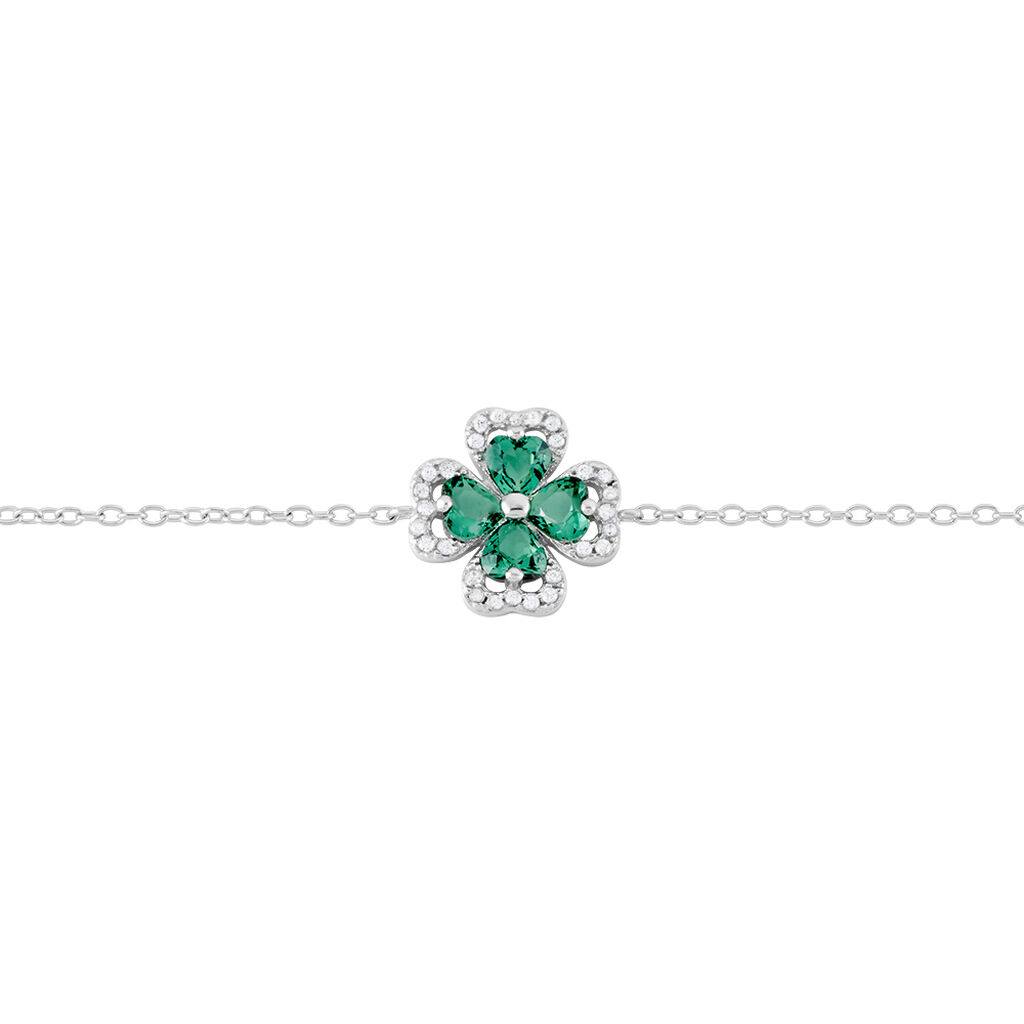 Bracelet Argent Blanc Deryn Verre Oxydes De Zirconium - Bracelets fantaisie Femme | Histoire d’Or
