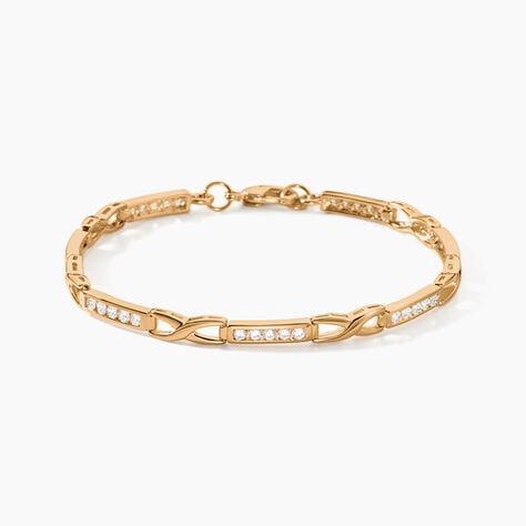 Bracelet Jonc Epiphanieae Plaqu&eacute; Or Jaune Oxyde De Zirconium - Bracelets Femme | Histoire d&rsquo;Or