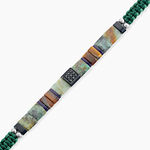 Bracelet Jourdan Aristodemos Acier Argent&eacute; - Bracelets cordon Homme | Histoire d&rsquo;Or