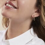 Boucles D'oreilles Pendantes Abban Or Jaune Diamant - Boucles d'oreilles pendantes Femme | Histoire d&rsquo;Or