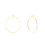 Cr&eacute;oles Tia Flexible Geometrique Or Jaune - Boucles d'oreilles cr&eacute;oles Femme | Histoire d&rsquo;Or