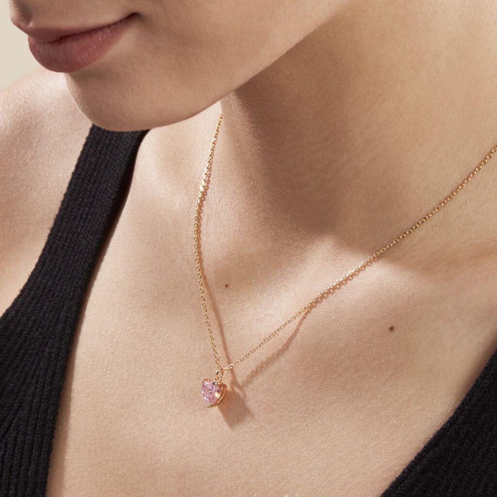 Collier Plaqué Or Carpantus Oxyde De Zirconium - Colliers fantaisie Femme | Histoire d’Or