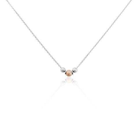 Collier Argent Bicolore Wilmart - Colliers fantaisie Femme | Histoire d’Or