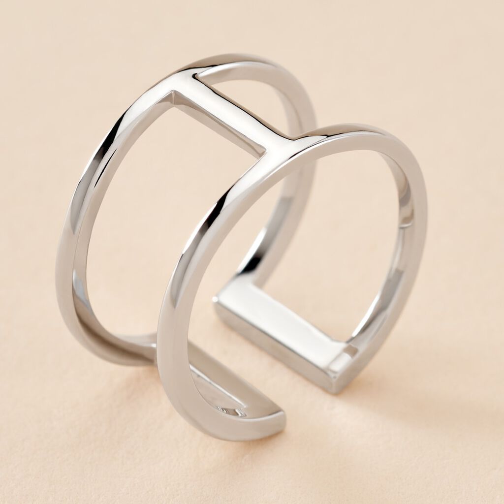 Bague Drusilla Argent Blanc - Bagues fantaisie Femme | Histoire d’Or