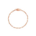 Bague Chaine Rio Argent Rose Oxyde De Zirconium - Bagues solitaires Femme | Histoire d&rsquo;Or