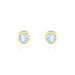 Boucles D'oreilles Puces Edy Serti Clos Or Jaune Topaze - Clous d'oreilles Femme | Histoire d’Or