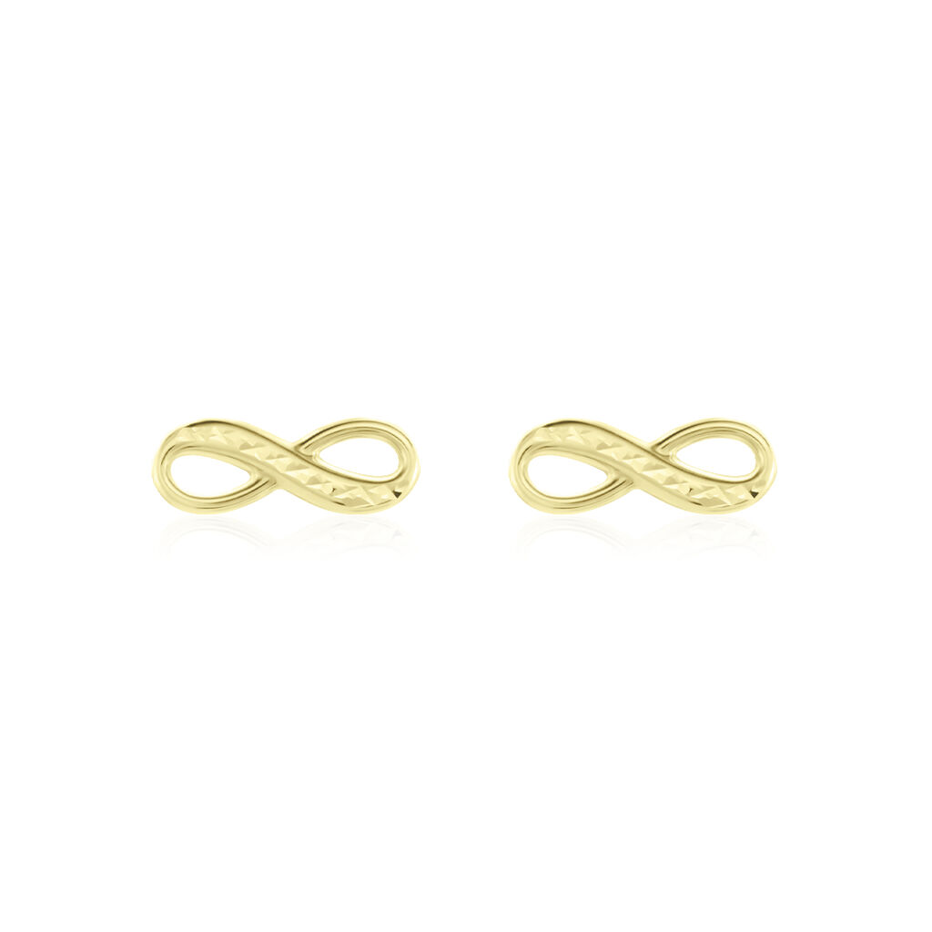 Boucles D'oreilles Puces Ferrera Or Jaune - Clous d'oreilles Femme | Histoire d’Or