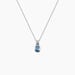 Collier Elowen Argent Blanc Pierre De Synthese - Colliers fantaisie Femme | Histoire d&rsquo;Or