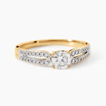 Bague Solitaire Katalina Or Jaune Diamant - Bagues solitaires Femme | Histoire d&rsquo;Or