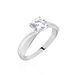 Bague Solitaire Maellyne Argent Blanc Oxyde De Zirconium - Bagues solitaires Femme | Histoire d’Or