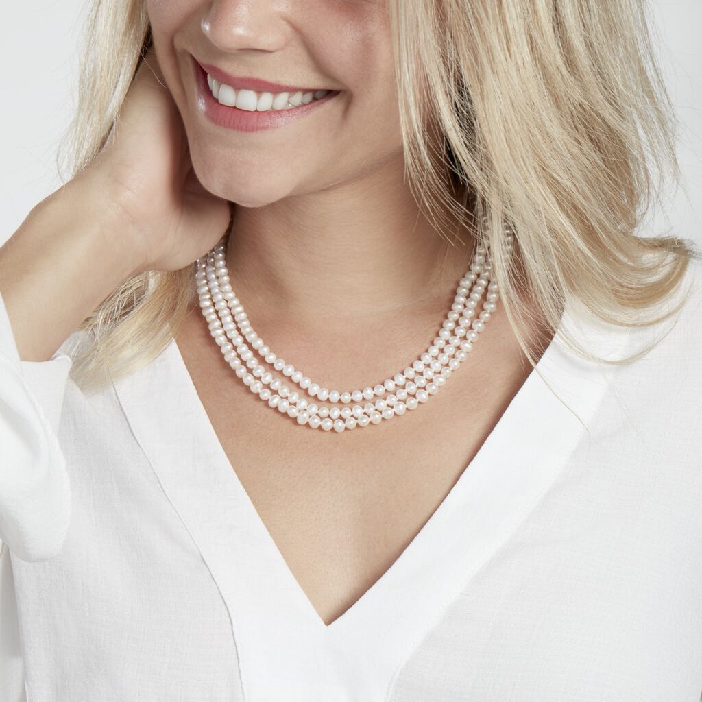 Collier Or Jaune Lauridas Perle De Culture - Colliers Femme | Histoire d’Or