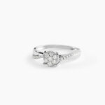 Bague Hebe Or Blanc Diamant - Bagues avec pierre Femme | Histoire d&rsquo;Or