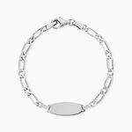 Bracelet Identit&eacute; Anilo Argent Blanc - Cadeaux de naissance Enfant | Histoire d&rsquo;Or