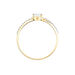 Bague Solitaire Jessa Or Jaune Oxyde De Zirconium