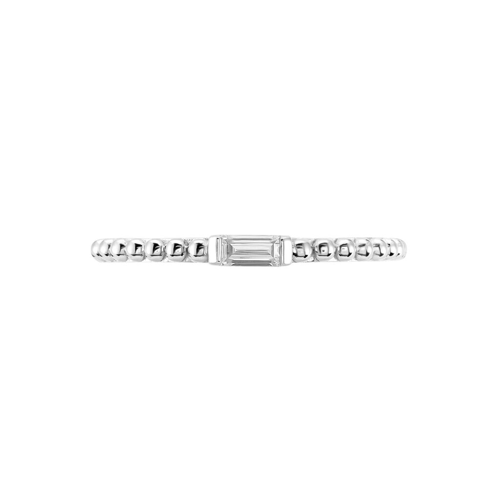 Bague Cherish Argent Blanc Oxyde De Zirconium - Bagues solitaires Femme | Histoire d’Or