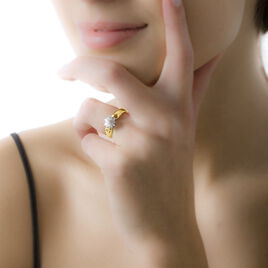 Bague Chou Or Jaune Diamant - Bagues avec pierre Femme | Histoire d’Or