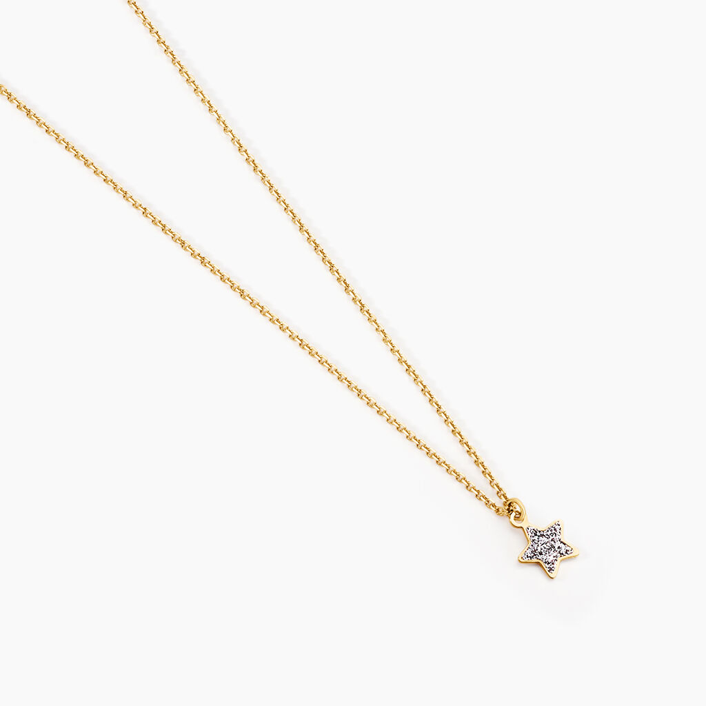 Collier Chirine Etoile Or Jaune - Colliers Enfant | Histoire d&rsquo;Or