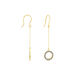 Boucles D'oreilles Pendantes Audria Or Jaune - Boucles d'oreilles pendantes Femme | Histoire d’Or