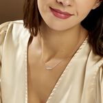 Collier Ainhoa Or Blanc Diamant - Colliers Femme | Histoire d&rsquo;Or