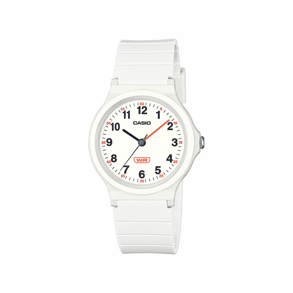 Montre Casio Collection Casio Timeless Collection Blanc - Id&eacute;es cadeaux Femme | Histoire d&rsquo;Or