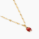 Collier Deena Argent Dor&eacute; A L'Or 750/1000 - Bijoux sans pierre Enfant | Histoire d&rsquo;Or