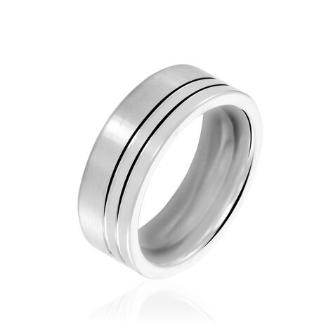 Bague Jourdan Jume Tugstene Blanc - Bagues Homme | Histoire d’Or