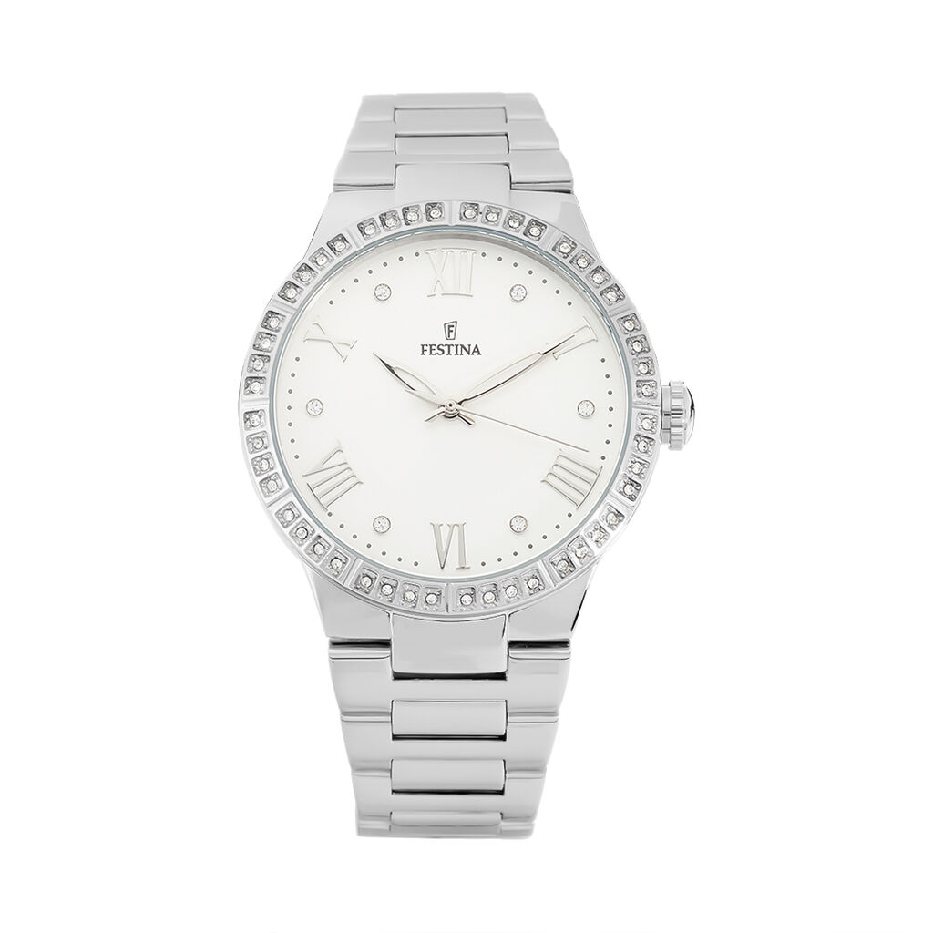 Montre Festina Boyfriend Blanc - Montres Femme | Histoire d’Or