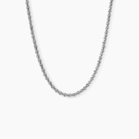 Collier Harlow Acier Blanc - Bijoux sans pierre Femme | Histoire d&rsquo;Or