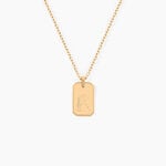 Collier Plaqu&eacute; Or Quintien - Colliers Zodiaque Homme | Histoire d&rsquo;Or