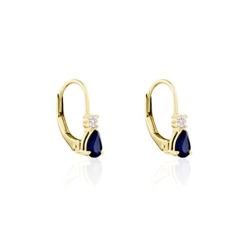 Boucles D'oreilles Pendantes Blossom Saphir - Boucles d'oreilles pendantes Femme | Histoire d’Or