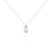 Collier Shirine Argent Blanc Perle De Culture Et Oxyde De Zirconium - Colliers fantaisie Femme | Histoire d’Or