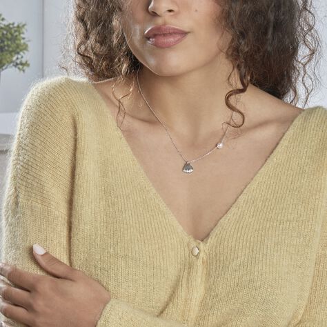 Collier Blandino Argent Blanc Perle De Culture - Colliers fantaisie Femme | Histoire d’Or