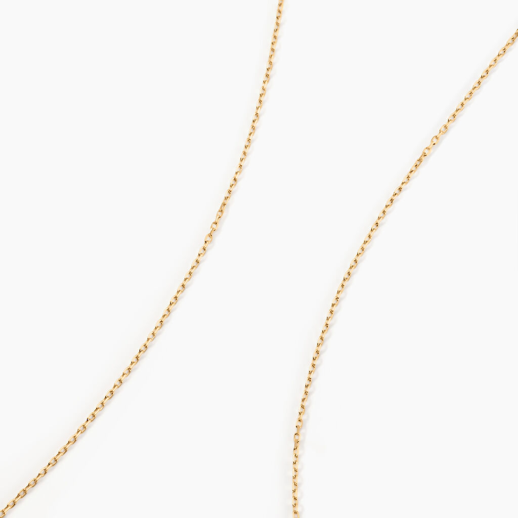 Chaîne Igoa Maille Forçat Diamantee Or Jaune - Chaines Femme | Histoire d’Or