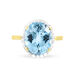 Bague Anna Or Jaune Topaze Et Diamant - Bagues solitaires Femme | Histoire d’Or