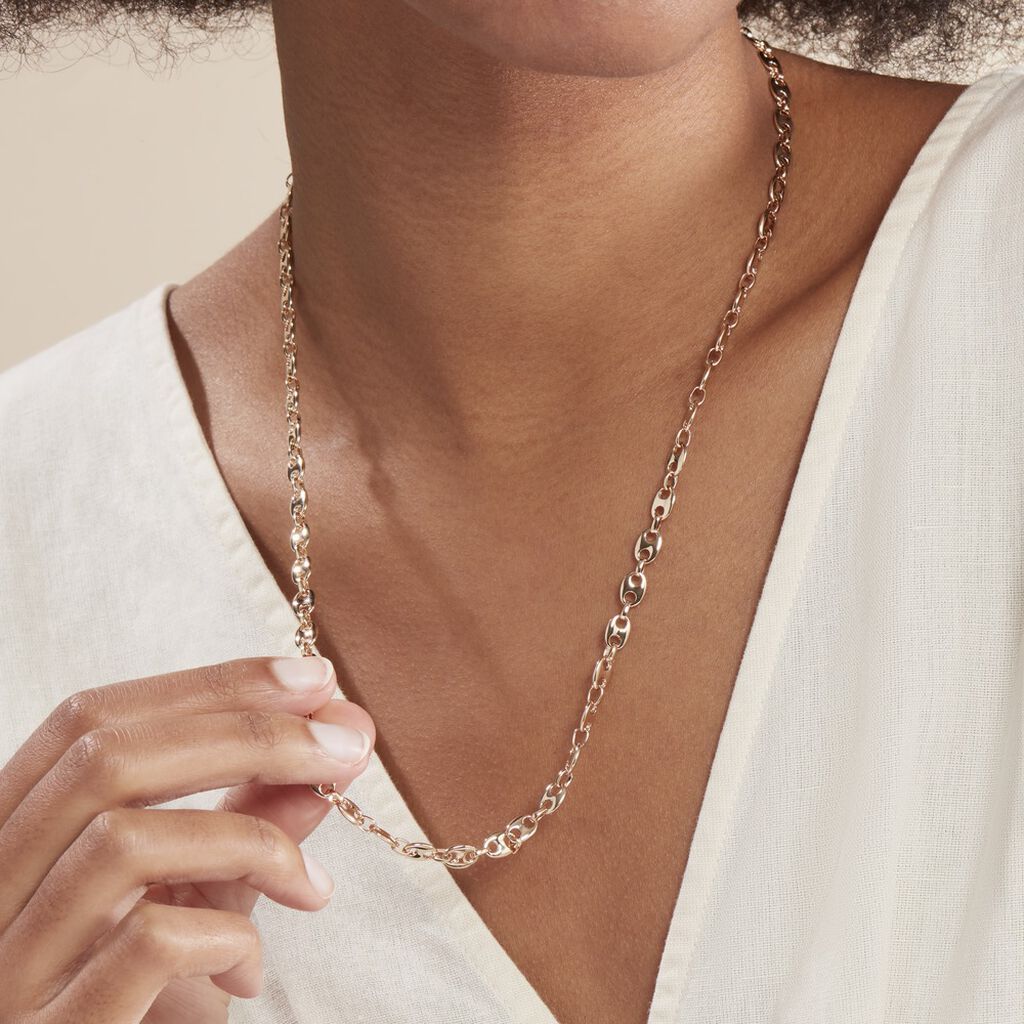 Collier William Plaqué Or Jaune - Chaines Femme | Histoire d’Or