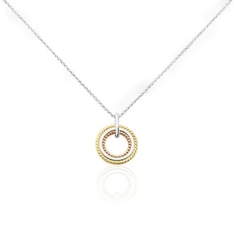 Collier Argent Tricolore Cainnech - Colliers fantaisie Femme | Histoire d’Or