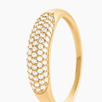 Bague Nadzeija Or Jaune Oxyde De Zirconium - Bagues avec pierre Femme | Histoire d&rsquo;Or