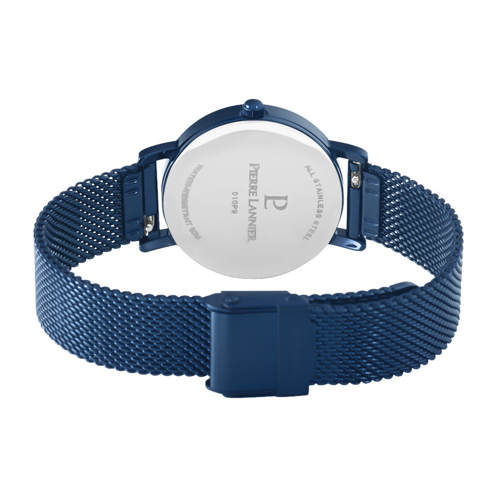 Montre Pierre Lannier Multiples Acier Bleu - Montres Femme | Histoire d’Or
