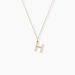 Pendentif Lettre H Or Jaune Oxyde - Pendentifs Famille | Histoire d’Or