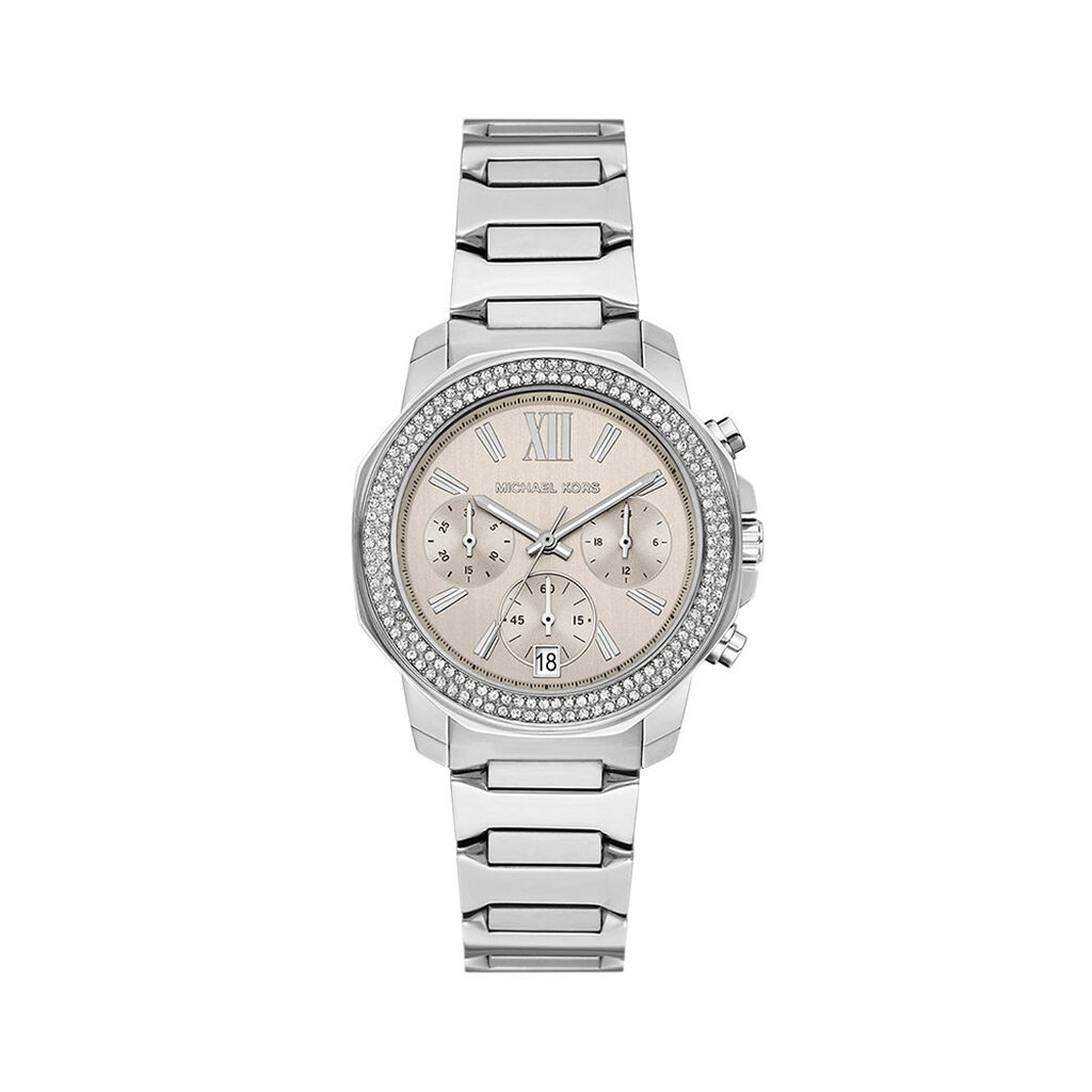 Montre Michael Kors Prescott Argent&eacute; - Montres Femme | Histoire d&rsquo;Or