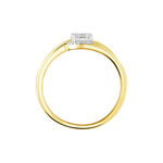 Bague Melinia Or Jaune Diamant - Bagues avec pierre Femme | Histoire d&rsquo;Or