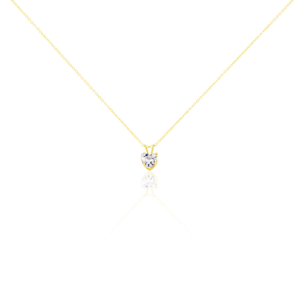 Collier Aodren Or Jaune Oxyde De Zirconium - Colliers Famille | Histoire d&rsquo;Or