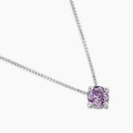 Collier Solitaire Argent Blanc Rio Santa Teresa Oxyde De Zirconium - Colliers fantaisie Femme | Histoire d&rsquo;Or