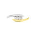 Bague Delphine Or Bicolore Diamant - Bagues avec pierre Femme | Histoire d’Or