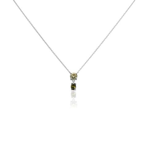 Collier Argent Blanc Brenna Oxydes De Zirconium - Colliers fantaisie Femme | Histoire d&rsquo;Or